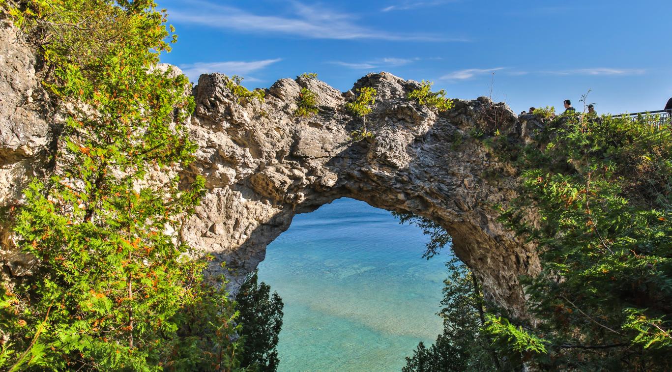 Arch Rock at Mackinac Island