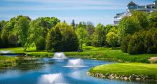 View of Grand Hotel from golf course