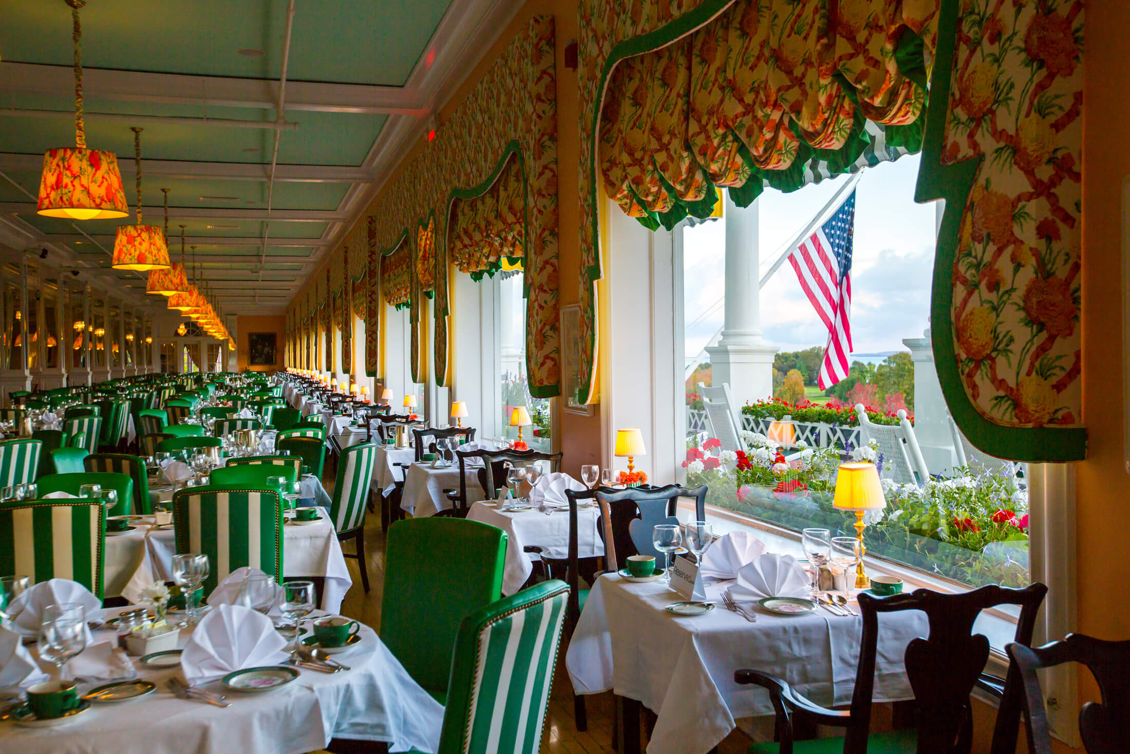 A wide view of the Main Dining Room