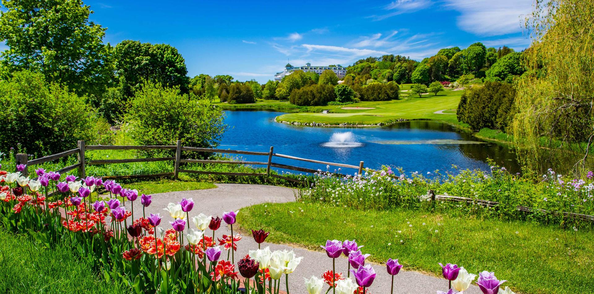 Golf Course at grand hotel