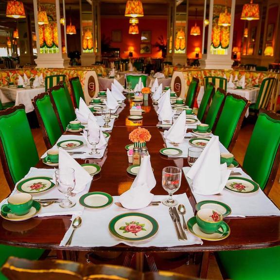 Main Dining Room with long table
