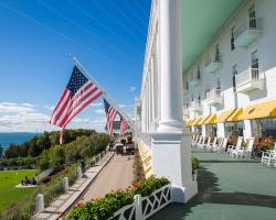 View from front porch of Grand Hotel
