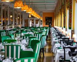 Main Dining Room view of tables