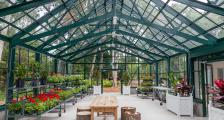 Beautiful greenhouse on Mackinac Island