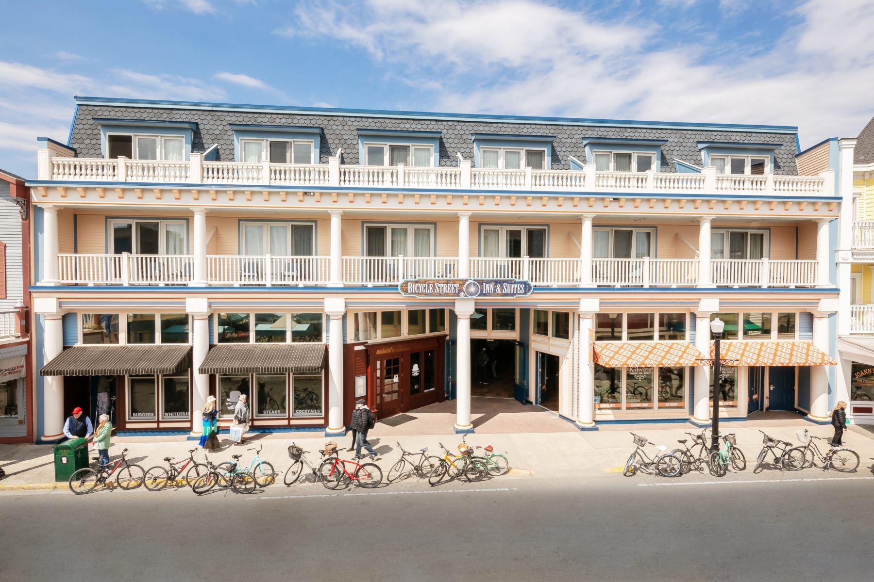 Exterior of Bicycle Street Inn