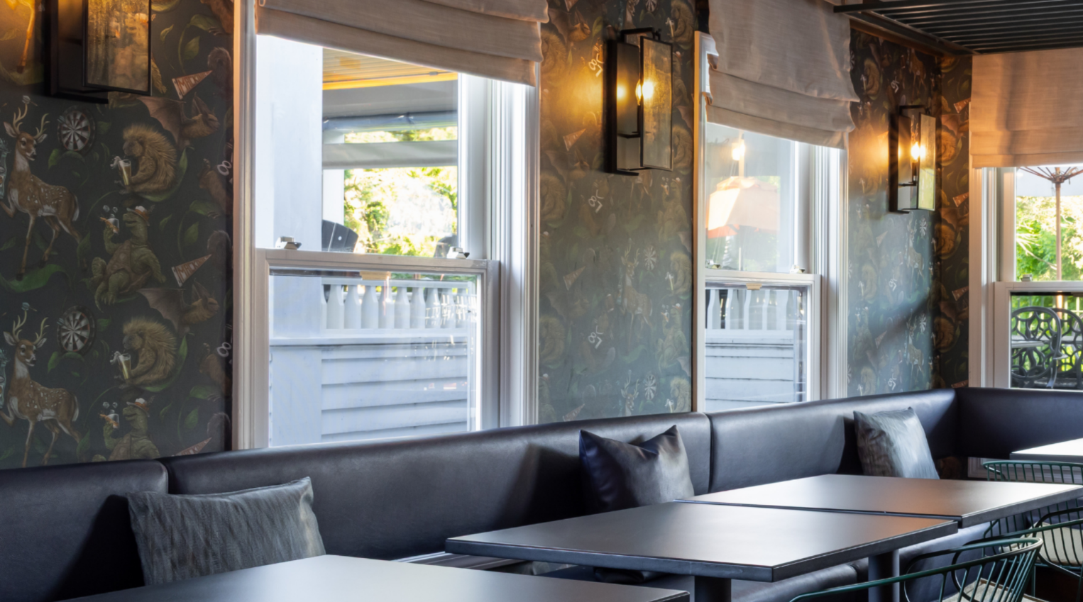 The Club Room at Gate House with tables & chairs