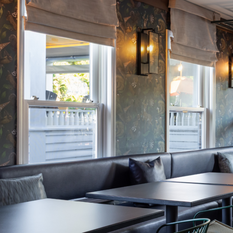 The Club Room at Gate House with tables & chairs