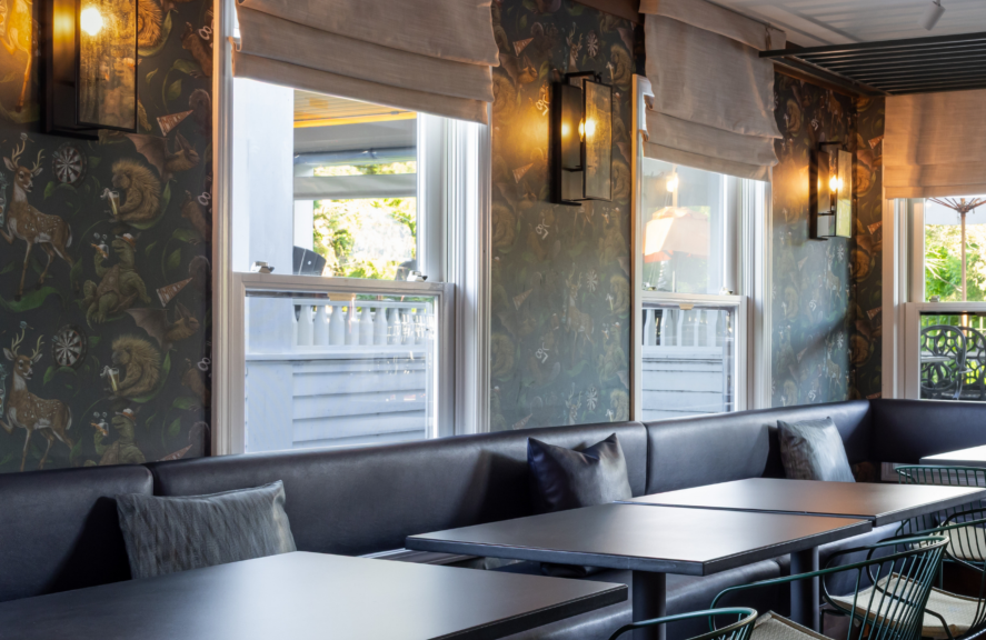 The Club Room at Gate House with tables & chairs