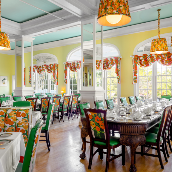 Main Dining Room with tables