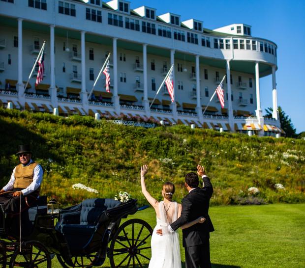 wedding at grand mackinac